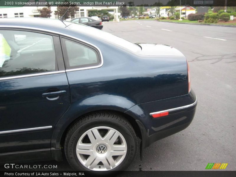 Indigo Blue Pearl / Black 2003 Volkswagen Passat W8 4Motion Sedan