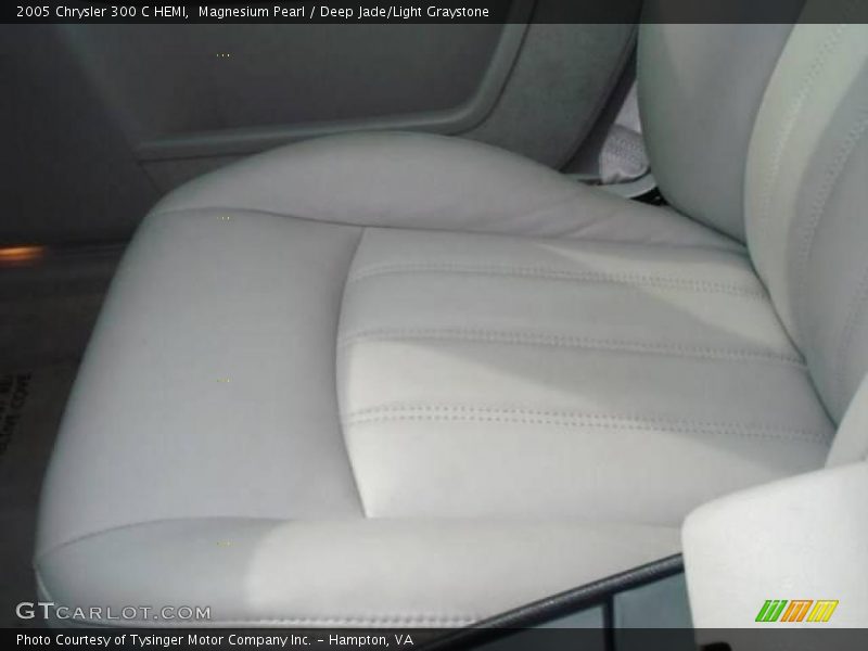 Magnesium Pearl / Deep Jade/Light Graystone 2005 Chrysler 300 C HEMI