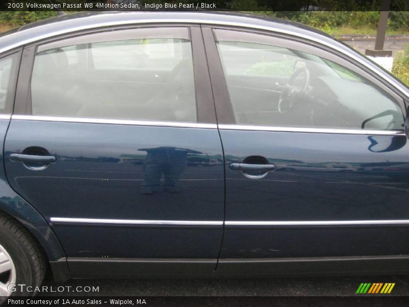 Indigo Blue Pearl / Black 2003 Volkswagen Passat W8 4Motion Sedan