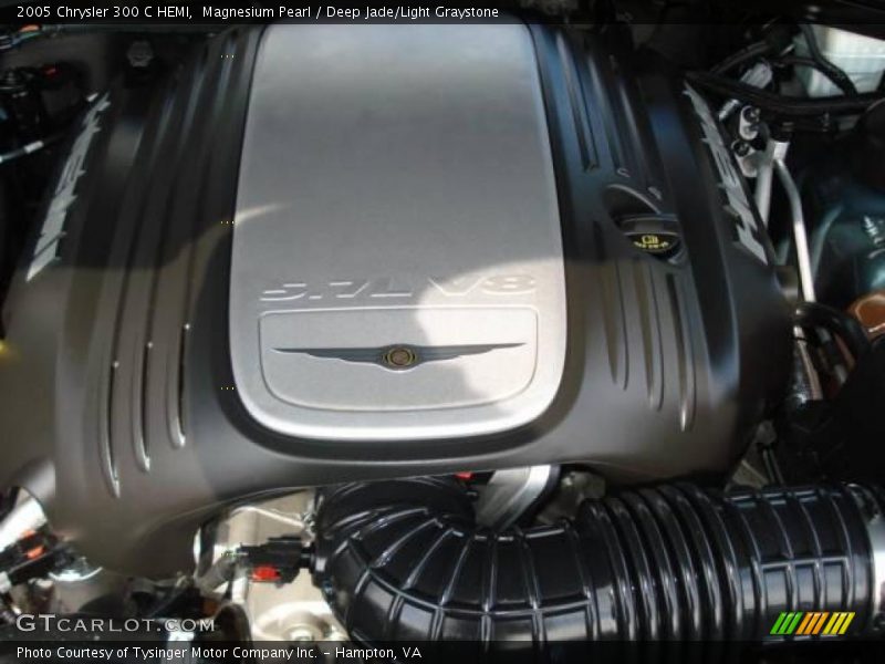 Magnesium Pearl / Deep Jade/Light Graystone 2005 Chrysler 300 C HEMI