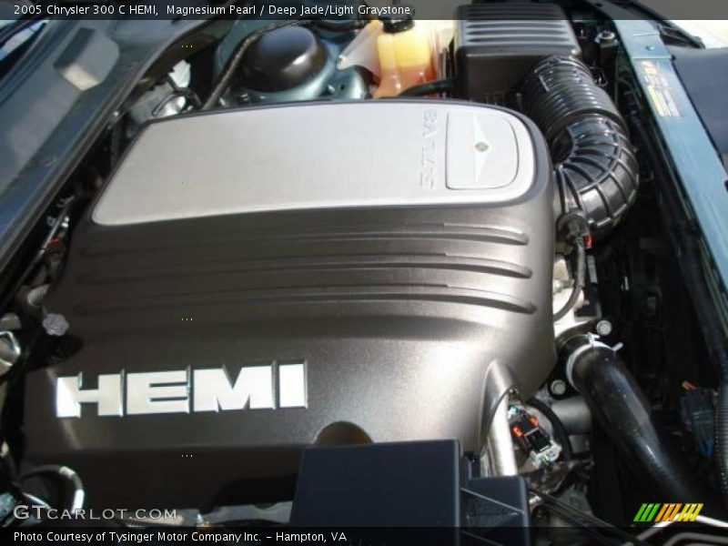 Magnesium Pearl / Deep Jade/Light Graystone 2005 Chrysler 300 C HEMI