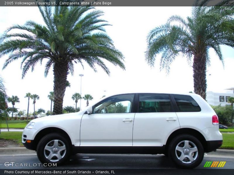 Campanella White / Pure Beige 2005 Volkswagen Touareg V6