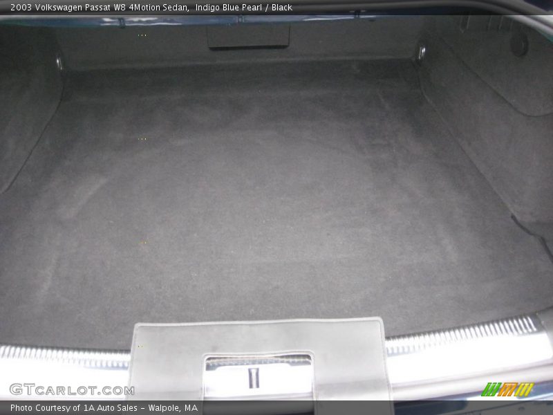 Indigo Blue Pearl / Black 2003 Volkswagen Passat W8 4Motion Sedan
