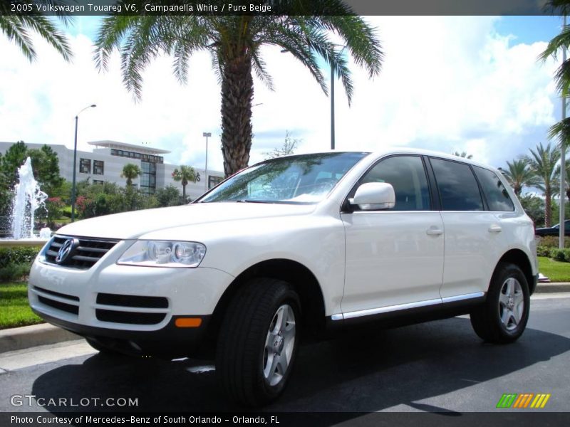 Campanella White / Pure Beige 2005 Volkswagen Touareg V6