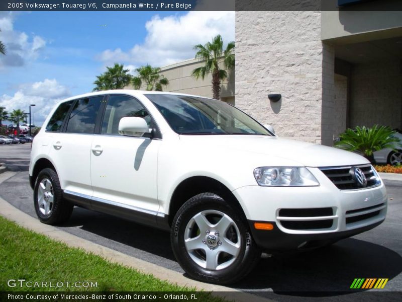 Campanella White / Pure Beige 2005 Volkswagen Touareg V6