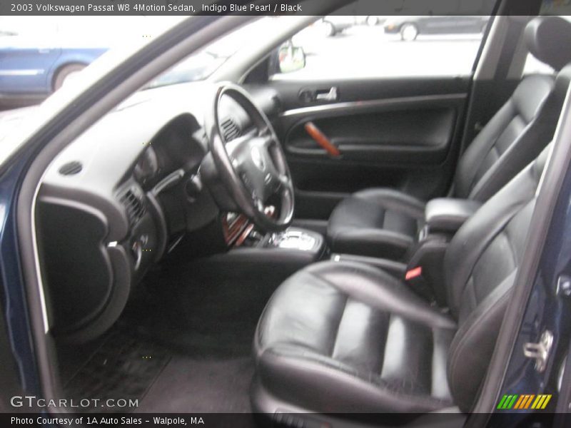 Indigo Blue Pearl / Black 2003 Volkswagen Passat W8 4Motion Sedan