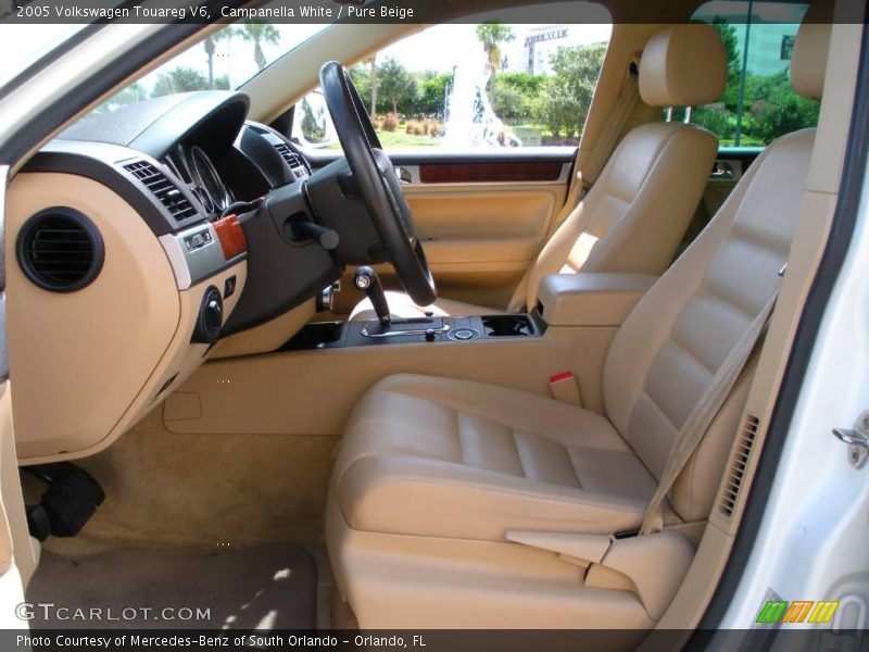 Campanella White / Pure Beige 2005 Volkswagen Touareg V6