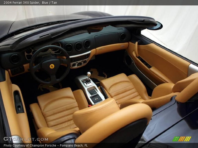 Blue / Tan 2004 Ferrari 360 Spider