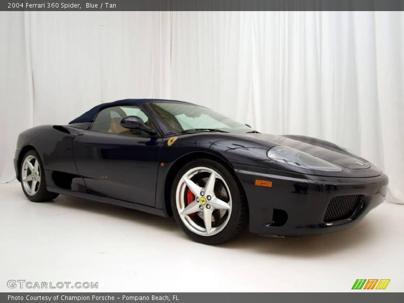 Blue / Tan 2004 Ferrari 360 Spider