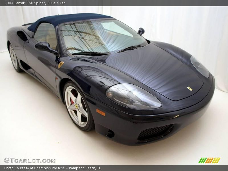 Blue / Tan 2004 Ferrari 360 Spider