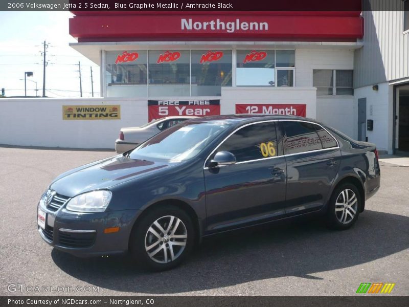 Blue Graphite Metallic / Anthracite Black 2006 Volkswagen Jetta 2.5 Sedan
