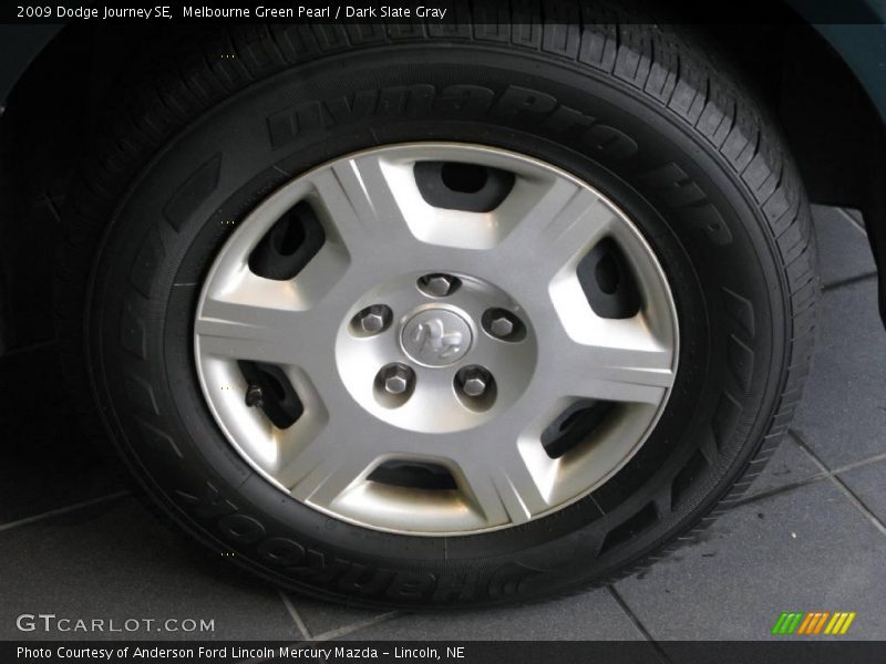 Melbourne Green Pearl / Dark Slate Gray 2009 Dodge Journey SE