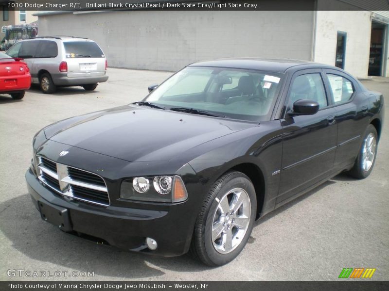 Brilliant Black Crystal Pearl / Dark Slate Gray/Light Slate Gray 2010 Dodge Charger R/T