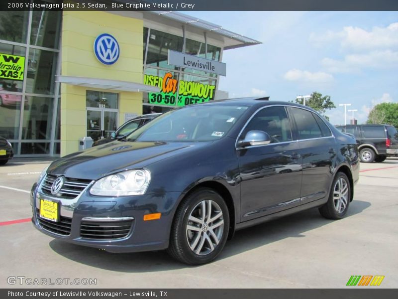 Blue Graphite Metallic / Grey 2006 Volkswagen Jetta 2.5 Sedan