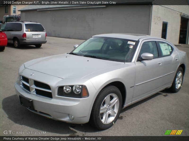 Bright Silver Metallic / Dark Slate Gray/Light Slate Gray 2010 Dodge Charger R/T