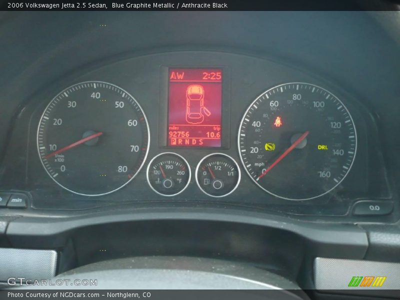 Blue Graphite Metallic / Anthracite Black 2006 Volkswagen Jetta 2.5 Sedan