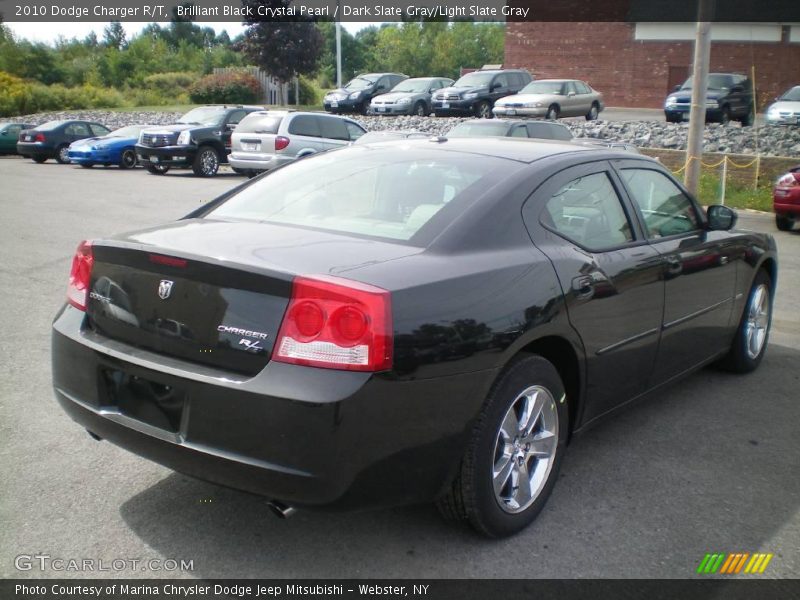 Brilliant Black Crystal Pearl / Dark Slate Gray/Light Slate Gray 2010 Dodge Charger R/T