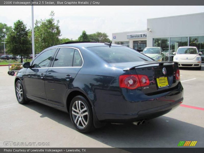 Blue Graphite Metallic / Grey 2006 Volkswagen Jetta 2.5 Sedan