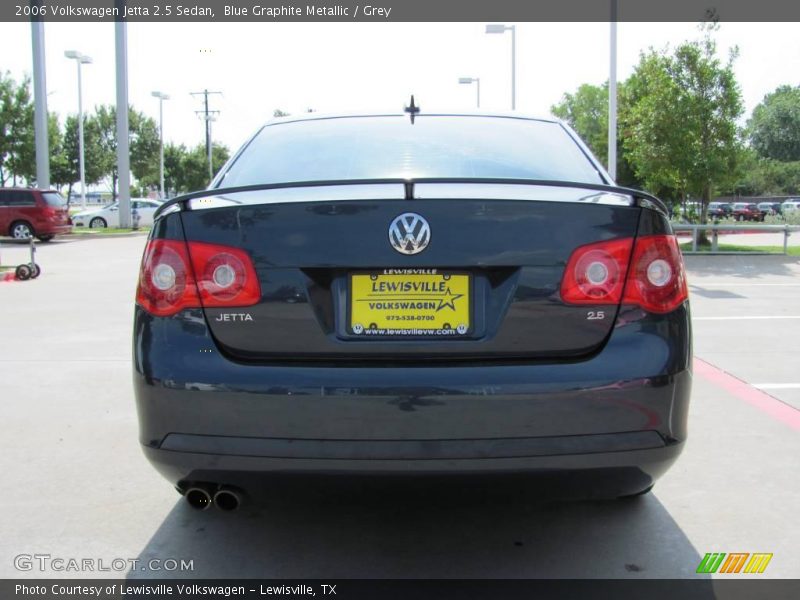 Blue Graphite Metallic / Grey 2006 Volkswagen Jetta 2.5 Sedan
