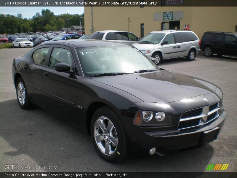 Brilliant Black Crystal Pearl / Dark Slate Gray/Light Slate Gray 2010 Dodge Charger R/T
