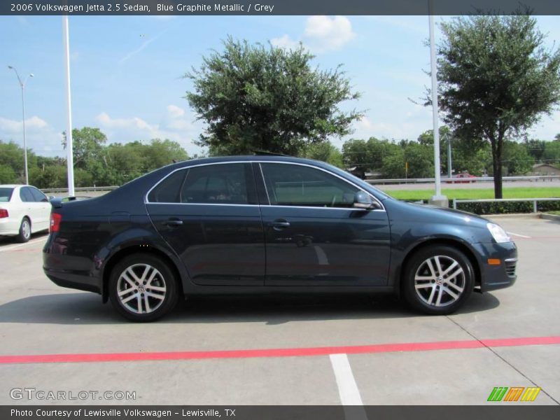 Blue Graphite Metallic / Grey 2006 Volkswagen Jetta 2.5 Sedan