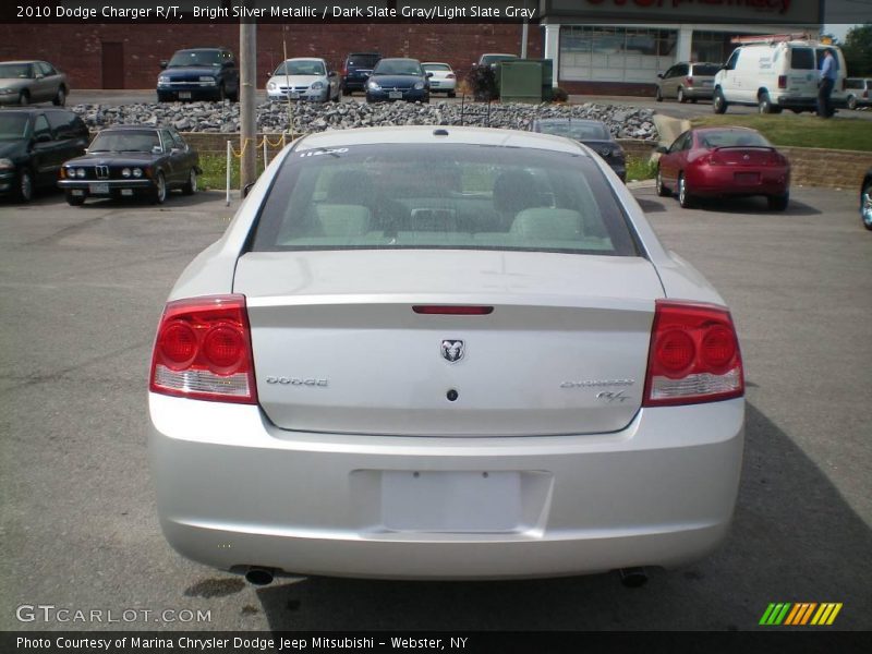 Bright Silver Metallic / Dark Slate Gray/Light Slate Gray 2010 Dodge Charger R/T