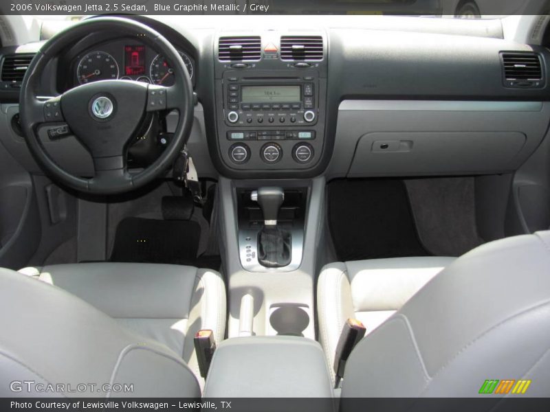 Blue Graphite Metallic / Grey 2006 Volkswagen Jetta 2.5 Sedan