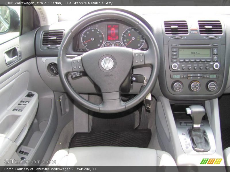 Blue Graphite Metallic / Grey 2006 Volkswagen Jetta 2.5 Sedan