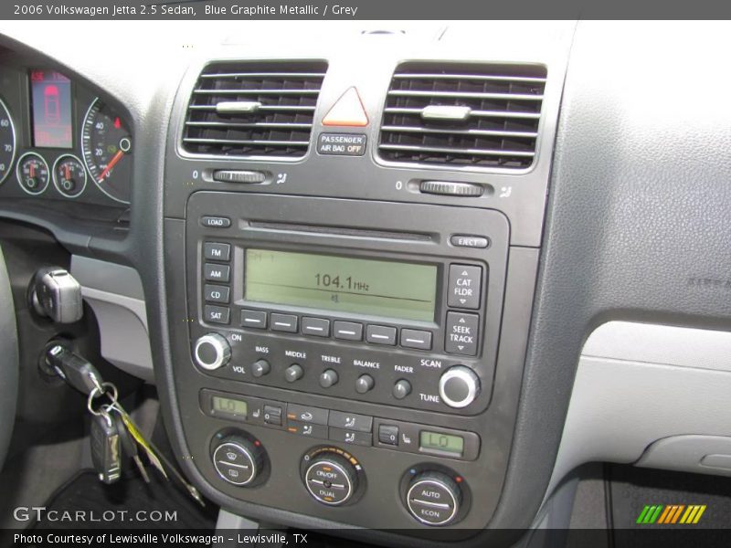 Blue Graphite Metallic / Grey 2006 Volkswagen Jetta 2.5 Sedan