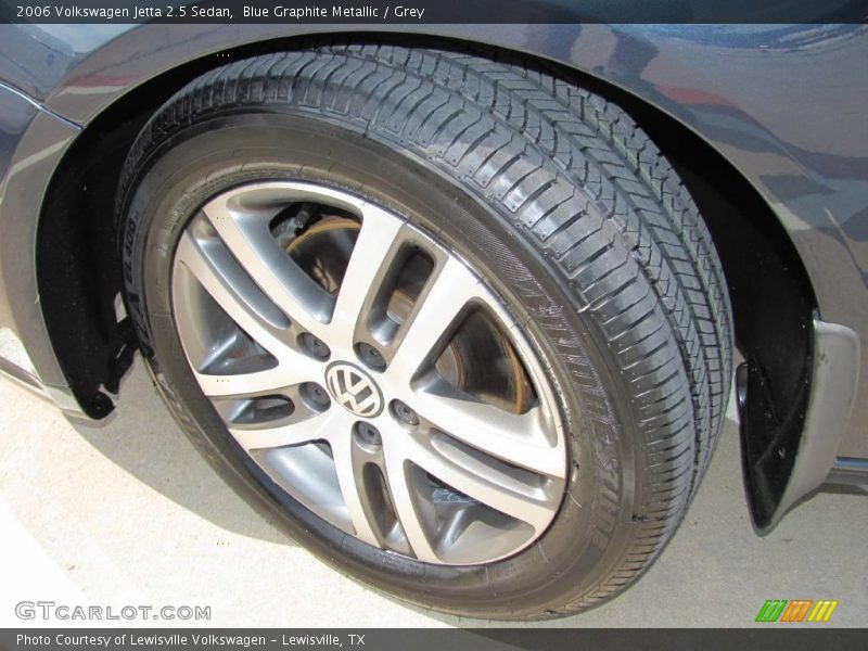 Blue Graphite Metallic / Grey 2006 Volkswagen Jetta 2.5 Sedan