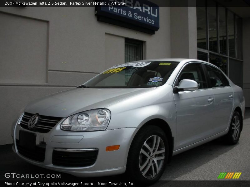 Reflex Silver Metallic / Art Gray 2007 Volkswagen Jetta 2.5 Sedan