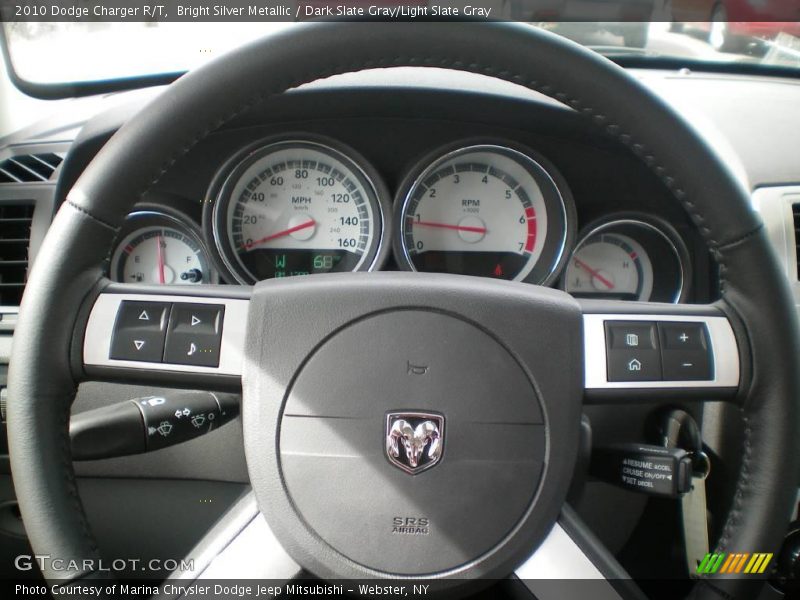 Bright Silver Metallic / Dark Slate Gray/Light Slate Gray 2010 Dodge Charger R/T