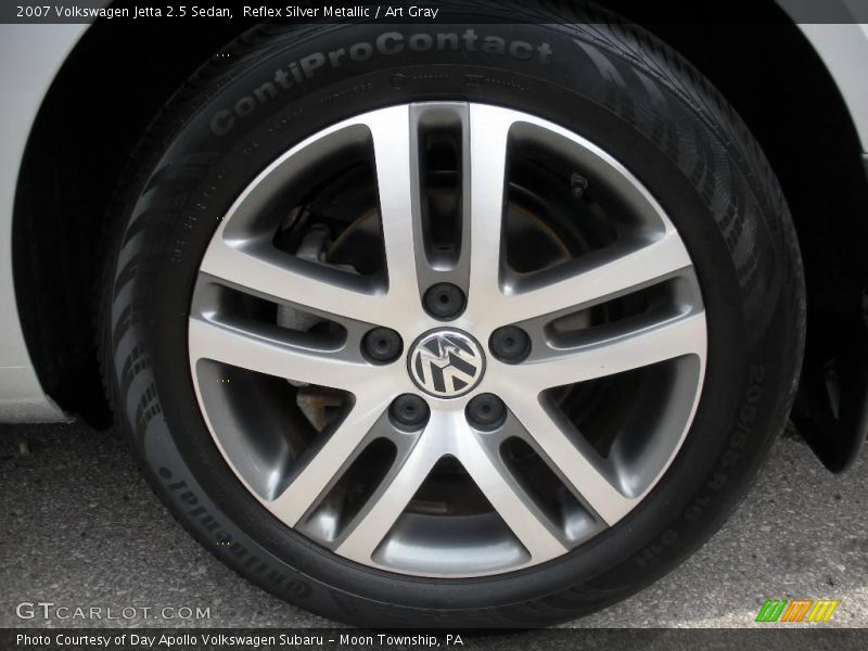 Reflex Silver Metallic / Art Gray 2007 Volkswagen Jetta 2.5 Sedan