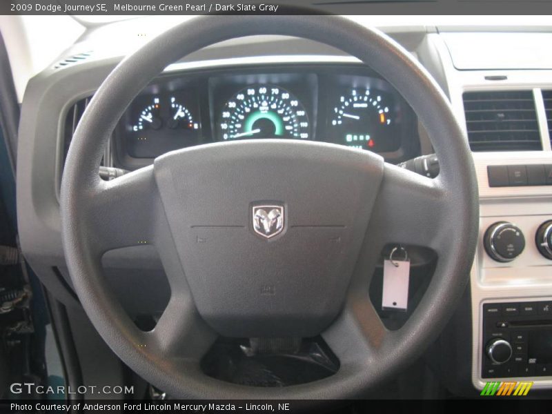 Melbourne Green Pearl / Dark Slate Gray 2009 Dodge Journey SE