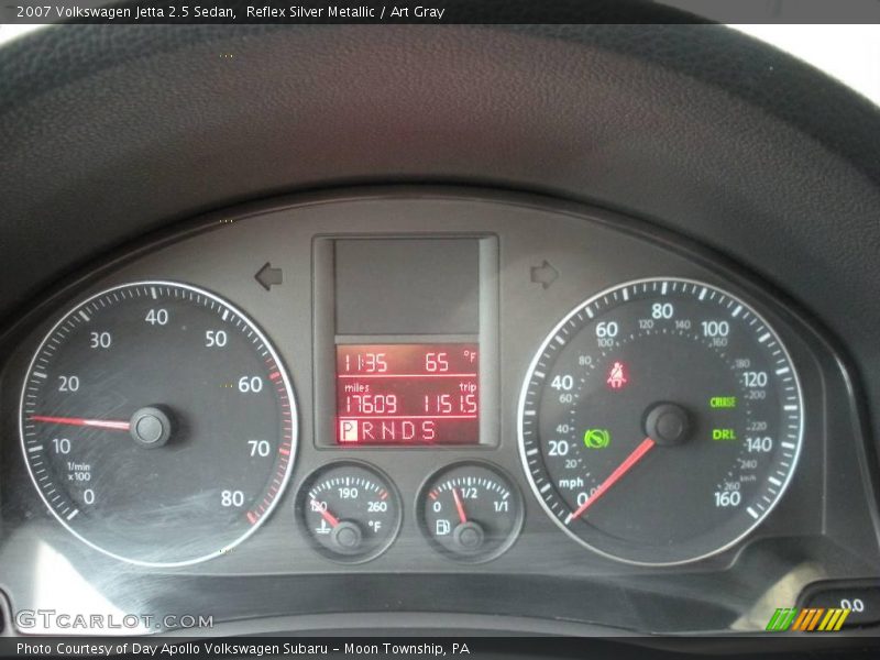 Reflex Silver Metallic / Art Gray 2007 Volkswagen Jetta 2.5 Sedan