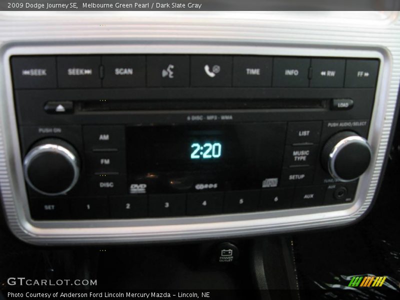 Melbourne Green Pearl / Dark Slate Gray 2009 Dodge Journey SE