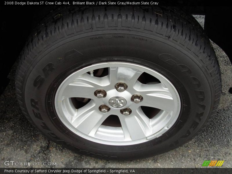Brilliant Black / Dark Slate Gray/Medium Slate Gray 2008 Dodge Dakota ST Crew Cab 4x4