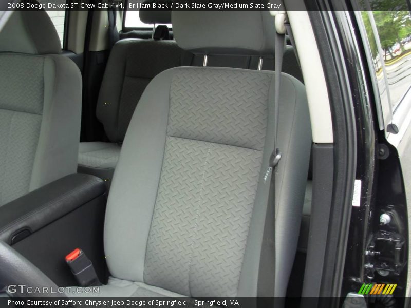 Brilliant Black / Dark Slate Gray/Medium Slate Gray 2008 Dodge Dakota ST Crew Cab 4x4