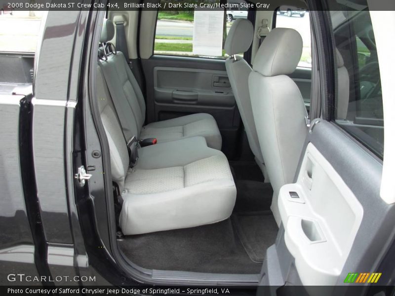 Brilliant Black / Dark Slate Gray/Medium Slate Gray 2008 Dodge Dakota ST Crew Cab 4x4