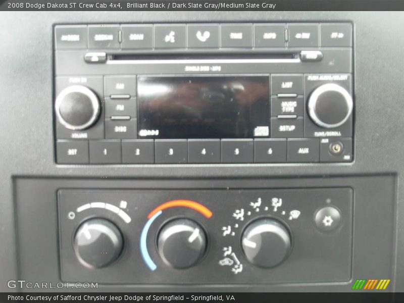 Brilliant Black / Dark Slate Gray/Medium Slate Gray 2008 Dodge Dakota ST Crew Cab 4x4