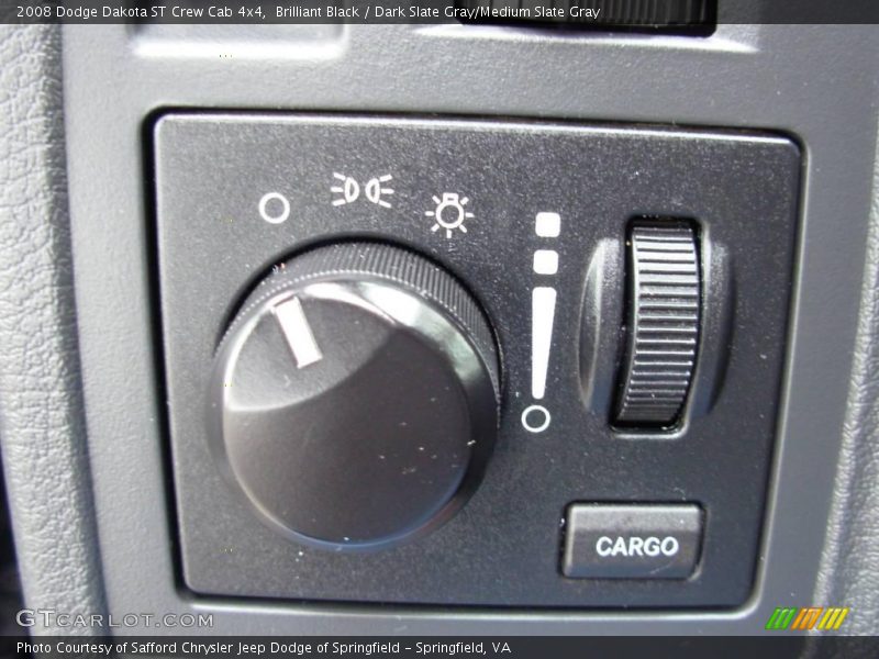 Brilliant Black / Dark Slate Gray/Medium Slate Gray 2008 Dodge Dakota ST Crew Cab 4x4