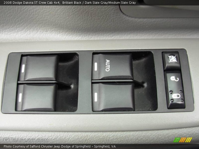 Brilliant Black / Dark Slate Gray/Medium Slate Gray 2008 Dodge Dakota ST Crew Cab 4x4