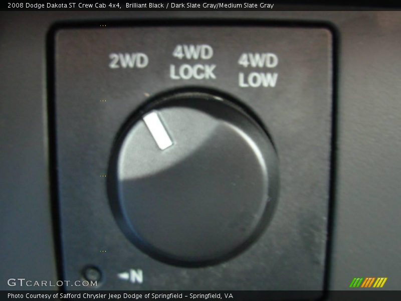 Brilliant Black / Dark Slate Gray/Medium Slate Gray 2008 Dodge Dakota ST Crew Cab 4x4