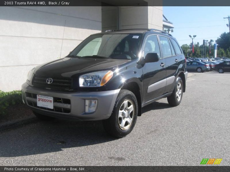 Black / Gray 2003 Toyota RAV4 4WD