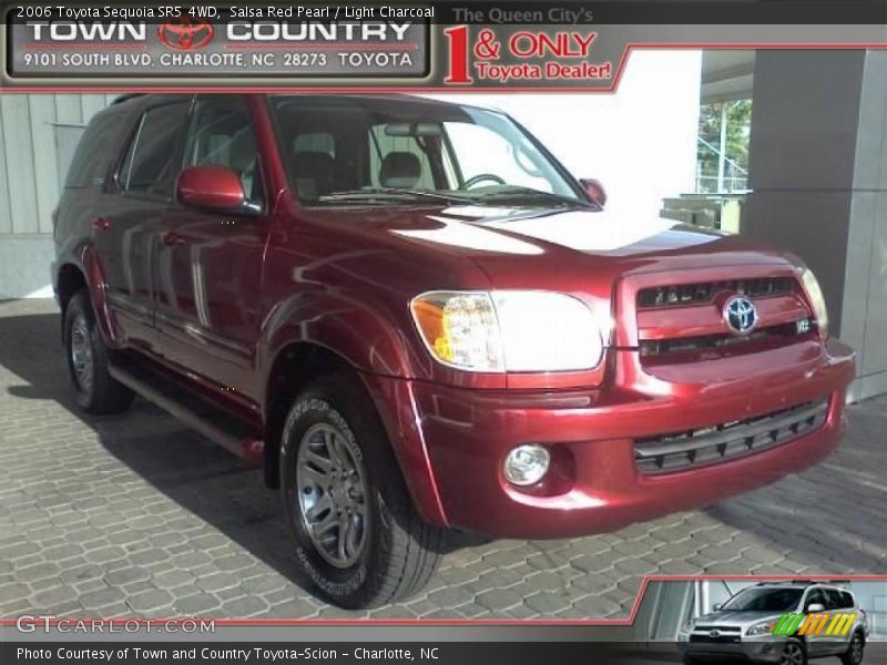 Salsa Red Pearl / Light Charcoal 2006 Toyota Sequoia SR5 4WD