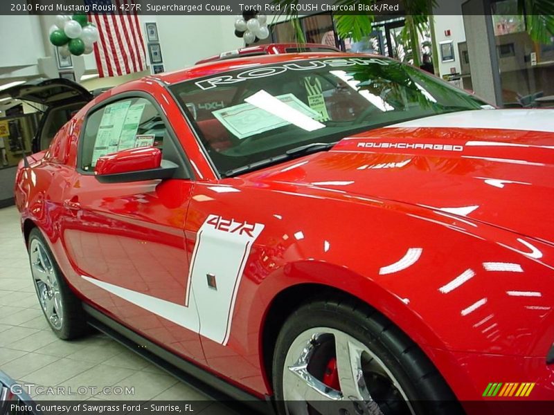 Torch Red / ROUSH Charcoal Black/Red 2010 Ford Mustang Roush 427R  Supercharged Coupe