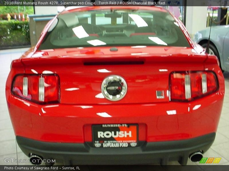 Torch Red / ROUSH Charcoal Black/Red 2010 Ford Mustang Roush 427R  Supercharged Coupe