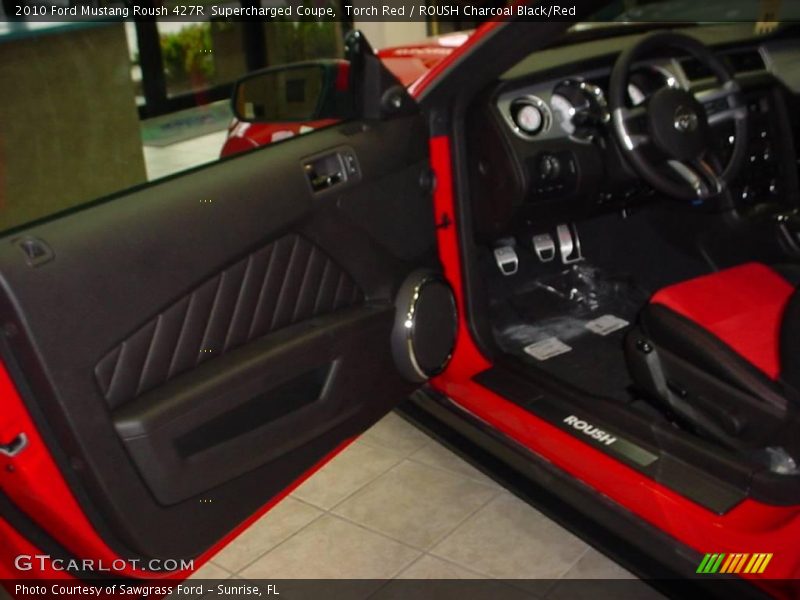 Torch Red / ROUSH Charcoal Black/Red 2010 Ford Mustang Roush 427R  Supercharged Coupe