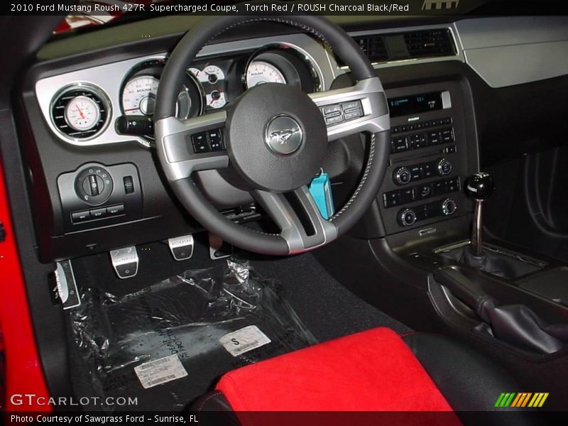Torch Red / ROUSH Charcoal Black/Red 2010 Ford Mustang Roush 427R  Supercharged Coupe