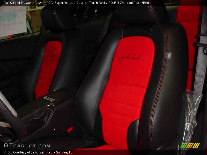 Torch Red / ROUSH Charcoal Black/Red 2010 Ford Mustang Roush 427R  Supercharged Coupe